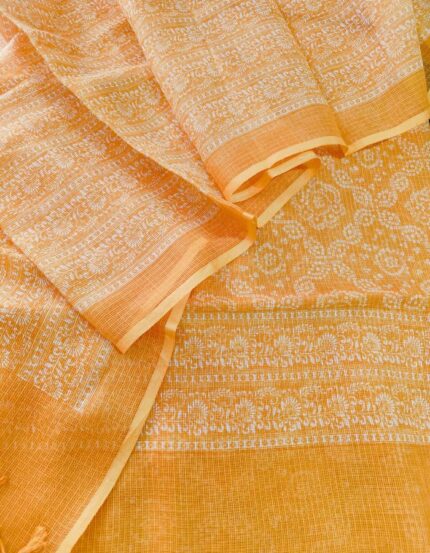 Kota Doria 2PC Block Print Suit