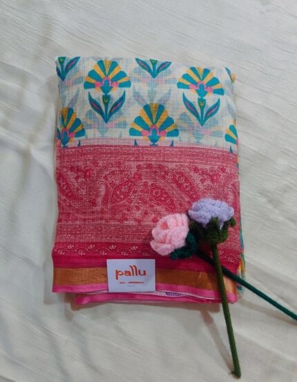 block print green red