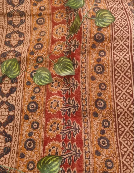 Kota Doria Printed Saree