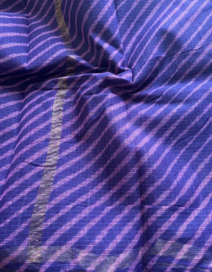 Kota Doria Lehariya Saree